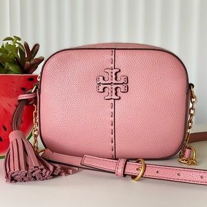 🍭Tory Burch Pink Camera Bag